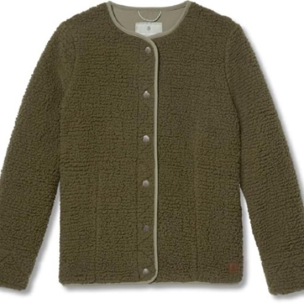 Royal Robbins Urbanesque Fleece Jacket Dark Olive Green- Size M